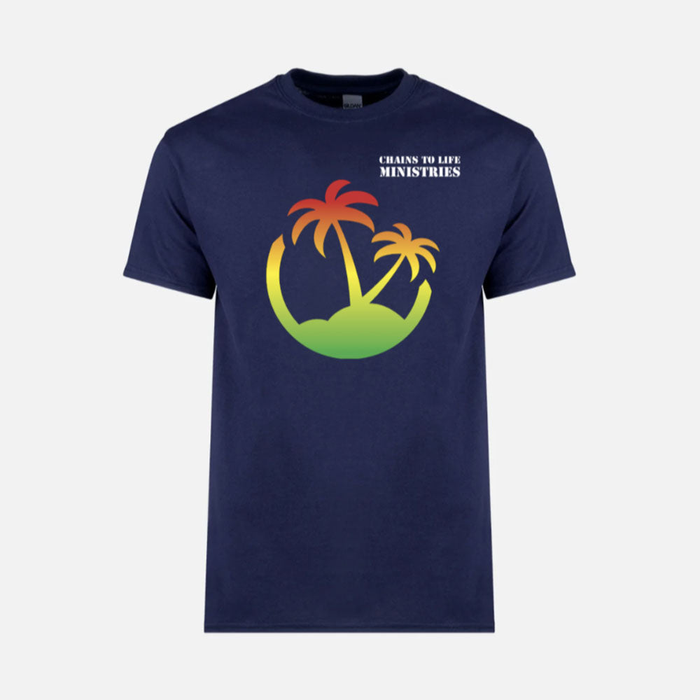 Men's Tropical Print Tee