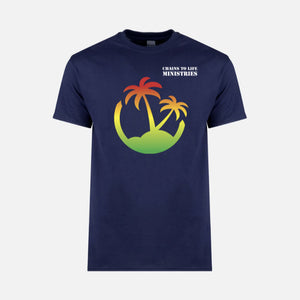 Men's Tropical Print Tee