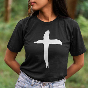 Woman's Cross Print Tee